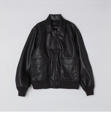 BENCH MARKING SHIRTS: 合成皮革 A2 ブルゾン