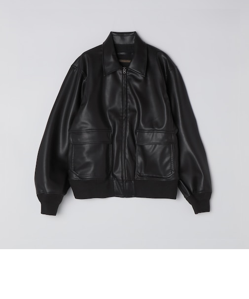 BENCH MARKING SHIRTS: 合成皮革 A2 ブルゾン