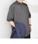 SHIPS any:〈接触冷感〉ハイゲージ リネンミックス サマー ニット ポロシャツ 25SS◇