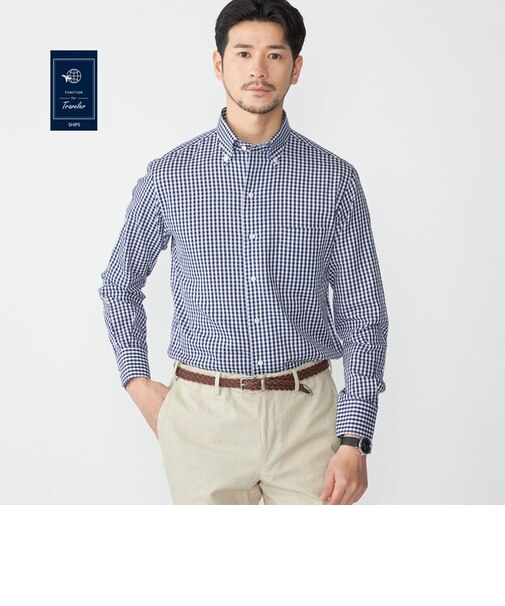 SHIPS: イタリアン ボタンダウン パナマ ギンガムチェック シャツ