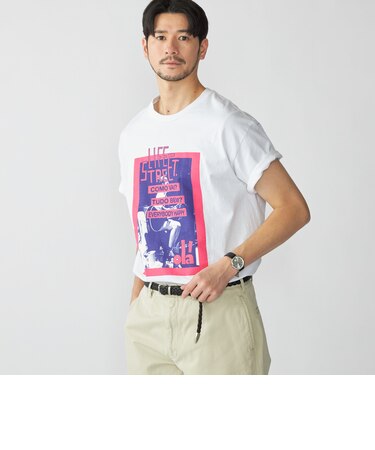【SHIPS別注】THE DAY ON THE BEACH: フォト プリント Tシャツ