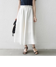 SHIPS any:〈洗濯機可能〉ドライタッチ ギャザー キュロット パンツ