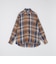 CORDINGS: マブチ チェック リネン シャツ