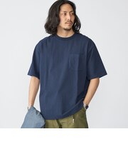 SHIPS: コットンUSA クルーネック ポケット Tシャツ