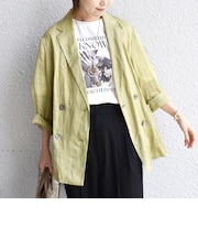 〈手洗い可能〉ラミー 4 シアー ジャケット