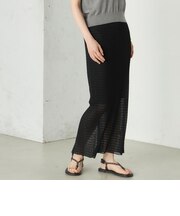 Wai＋:ジャカード シアー スカート