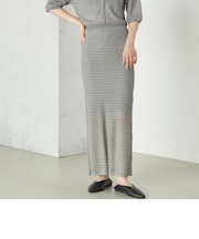 Wai＋:ジャカード シアー スカート