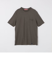 DRUMOHR: コットン/リネン ガーメントダイ Tシャツ