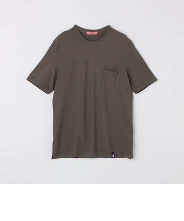 DRUMOHR: コットン/リネン ガーメントダイ Tシャツ
