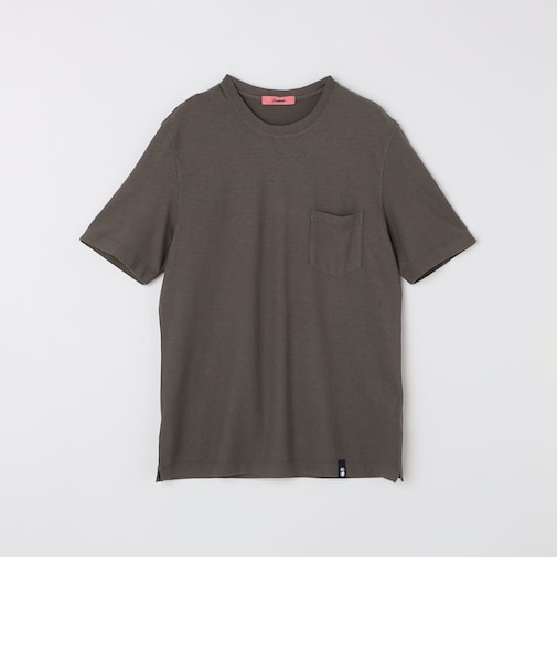 DRUMOHR: コットン/リネン ガーメントダイ Tシャツ