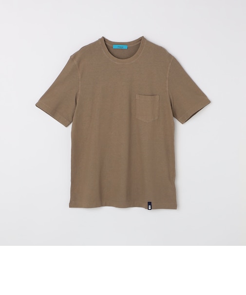 DRUMOHR: コットン/リネン ガーメントダイ Tシャツ