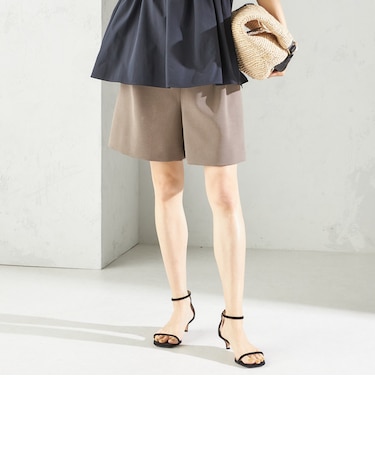 〈手洗い可能〉ダブル クロス ハーフ パンツ