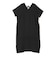 SHIPS Primary Navy Label:〈手洗い可能〉麻 ピンタック サック ワンピース