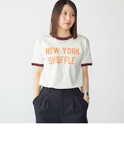 【SHIPS別注】THE DAY ON THE BEACH: プリント リンガー Tシャツ