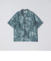 City Ambient Products: オープンカラー ウォール プリント シャツ