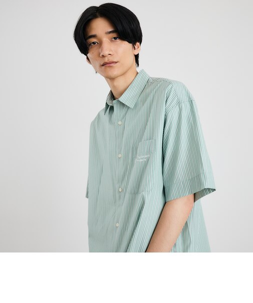 City Ambient Products: レギュラーカラー ブロード オーバー シャツ (半袖)