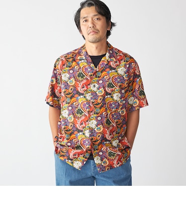 Southwick: Gate Label COLONIAL PRINT ショートスリーブ シャツ