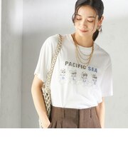 【SHIPS別注】Odub:〈手洗い可能〉プリント TEE