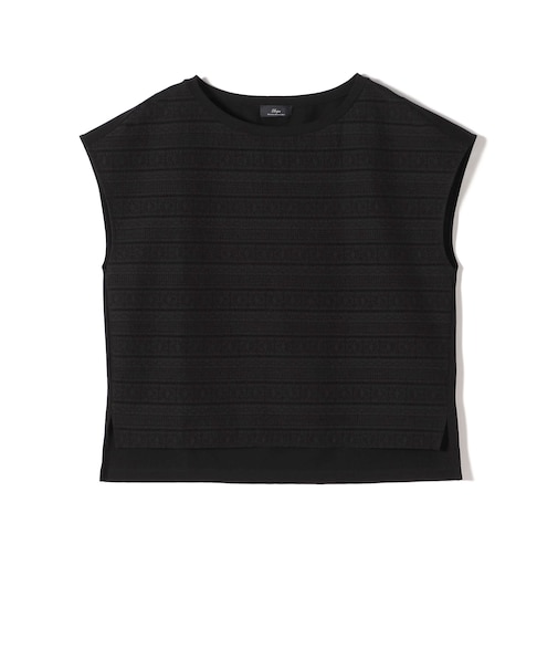 SHIPS Primary Navy Label:〈手洗い可能〉綿 ローン フラワー レース コンビ