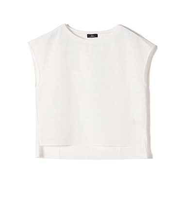 SHIPS Primary Navy Label:〈手洗い可能〉綿 ローン フラワー レース コンビ