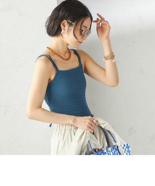 maroba:＜手洗い可能＞バック リボン ワンピース スイム ウェア