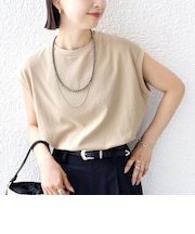 〈手洗い可能〉DEPEND アムンゼン ノースリーブ カットソー