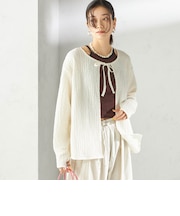 maroba:〈手洗い可能〉2WAY ラッシュ カーディガン