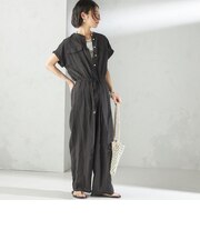 〈手洗い可能〉ダブル ポケット ミリタリー オールインワン