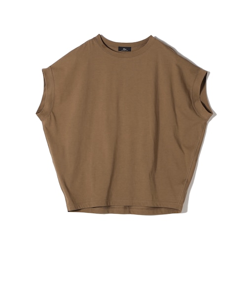 SHIPS Primary Navy Label:サイロ プレミアム フレンチ スリーブ TEE