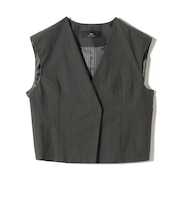 SHIPS Primary Navy Label:〈手洗い可能〉MANTECO ジレ