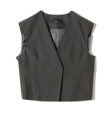 SHIPS Primary Navy Label:〈手洗い可能〉MANTECO ジレ
