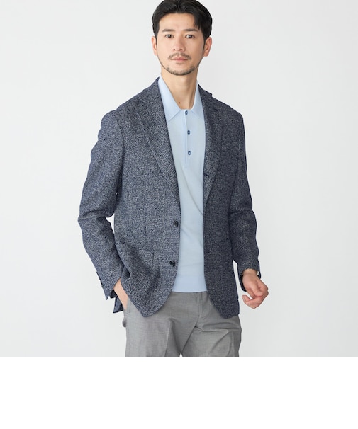 SHIPS: メッシュ メランジ ジャケット