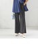 〈洗濯機可能〉マルチ ファンクション ワイド スラックス