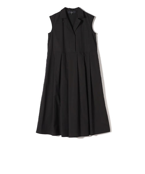 SHIPS Primary Navy Label:〈手洗い可能〉タック フレア ワンピース