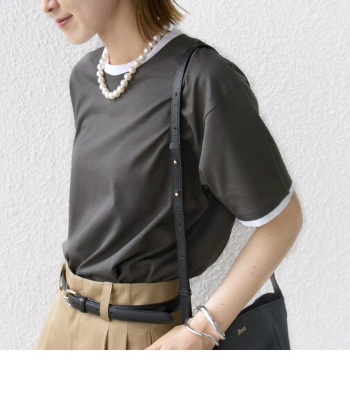 〈接触冷感〉レイヤード ライク TEE