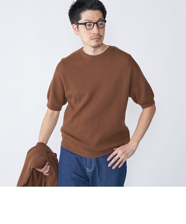 SHIPS: 奥山メリヤス ニット Tシャツ