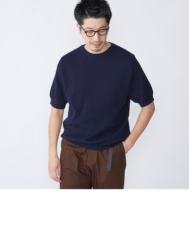 SHIPS: 奥山メリヤス ニット Tシャツ