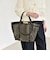 quaranciel: 2way ハンドル メッシュ トートバッグ