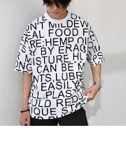 【SHIPS any別注】Phatee: オーガニックコットン パターン プリント スピンドル ポケット Tシャツ◇