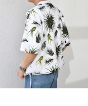 【SHIPS any別注】Phatee: オーガニックコットン パターン プリント スピンドル ポケット Tシャツ◇