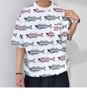 【SHIPS any別注】Phatee: オーガニックコットン パターン プリント スピンドル ポケット Tシャツ◇