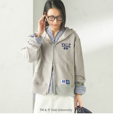 RUSSELL ATHLETIC:〈洗濯機可能〉YALE HOODIE