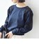 【WEB限定】〈手洗い可能〉ショルダー レース コンビ ニット プルオーバー