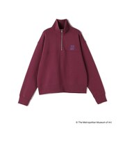 SHIPS Colors:The Met コラボ エンブロイダリー ハーフ ジップ スウェット