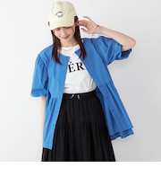 SHIPS Colors:〈接触冷感・UVカット・撥水〉マルチファンクション 羽織 シャツ◇