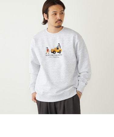 SHIPS Colors:エンブロイダリー スウェット◇