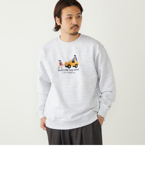 SHIPS Colors:エンブロイダリー スウェット◇