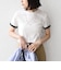 SHIPS Colors:〈手洗い可能〉シアー ドライ タッチ バイカラー TEE◇