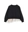 SHIPS Colors:〈手洗い可能〉レース レイヤード 裏毛 トップス◇