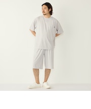 【WEB限定】SHIPS Colors:〈接触冷感〉カノコ Tシャツ ＆ ショーツ セット◇